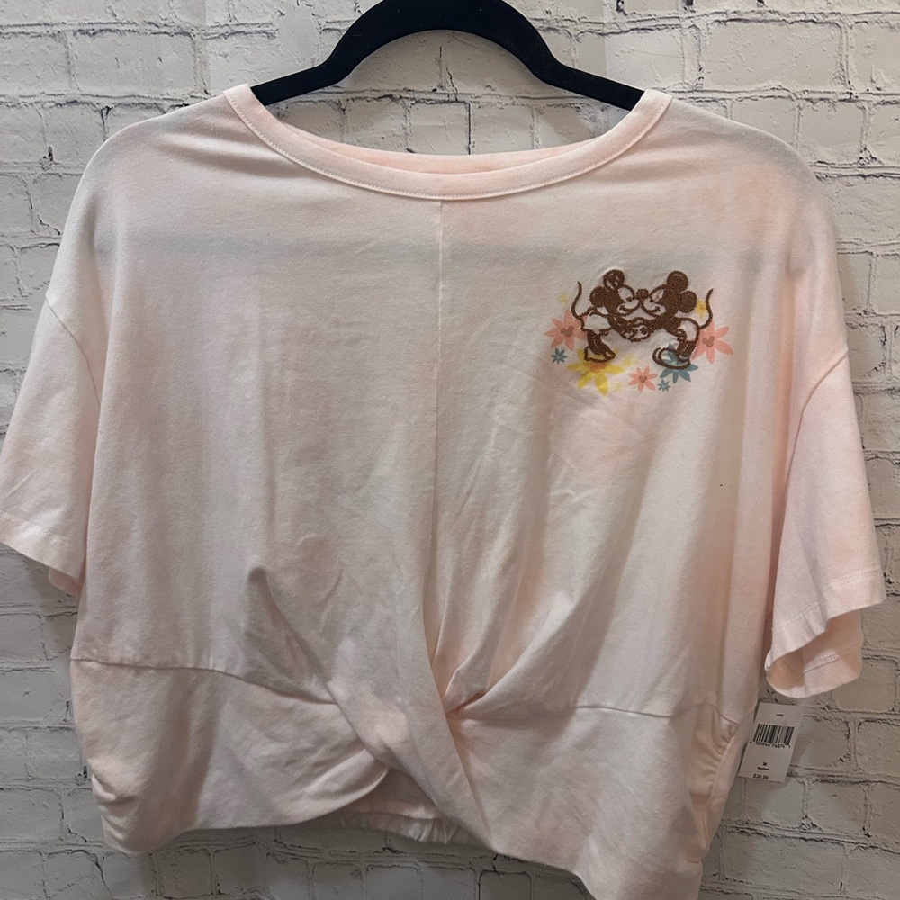 NWT- Disney Light Pink Short Sleeve Tee with Graphic